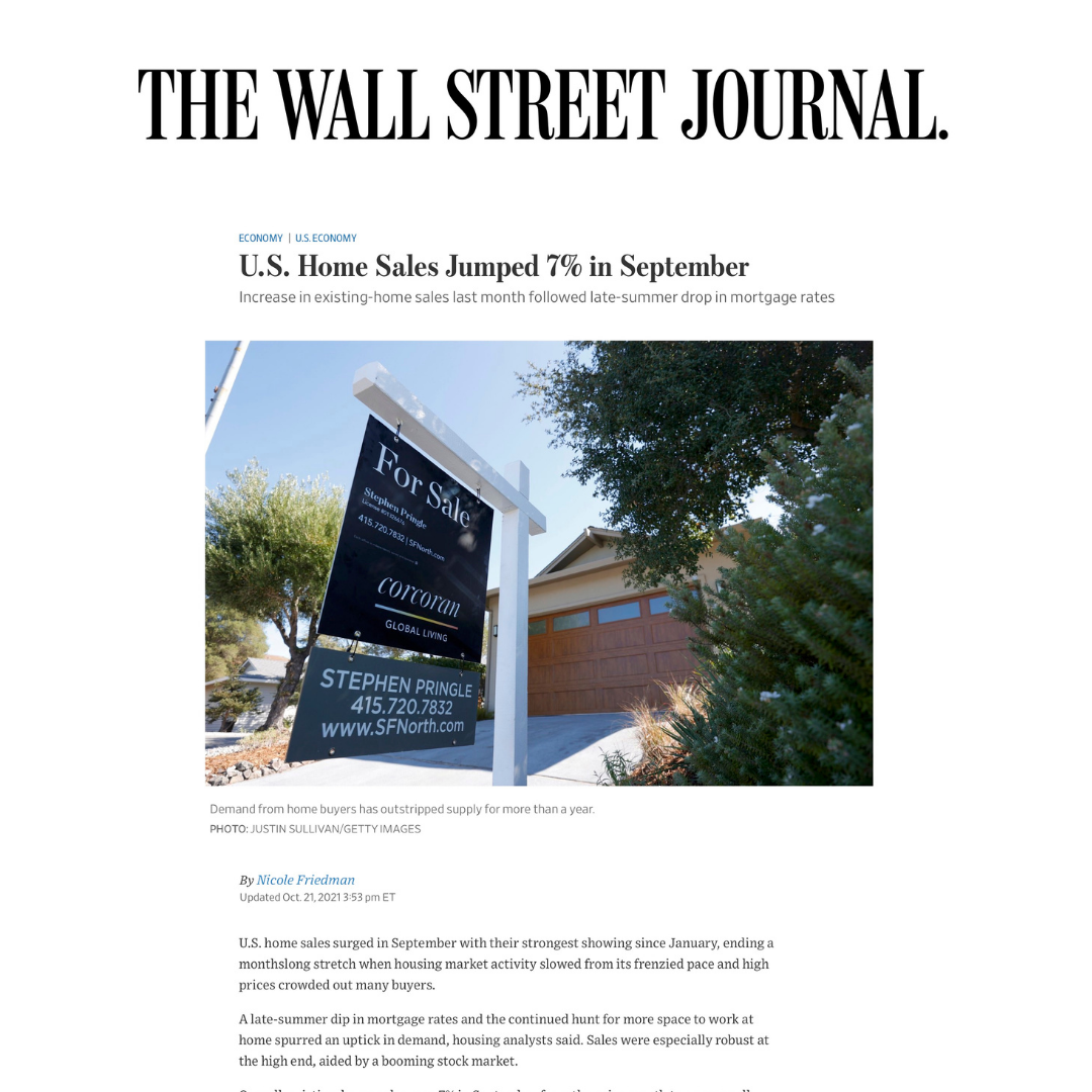 Wall Street Journal Interviews Leslie Turner